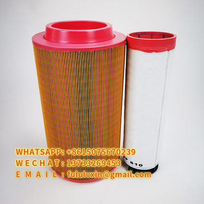 Fiberglass hava temizleyicisi filtre elemanı 1266748 E2000L 16138004 01181003 P782104 AF26397 C23610